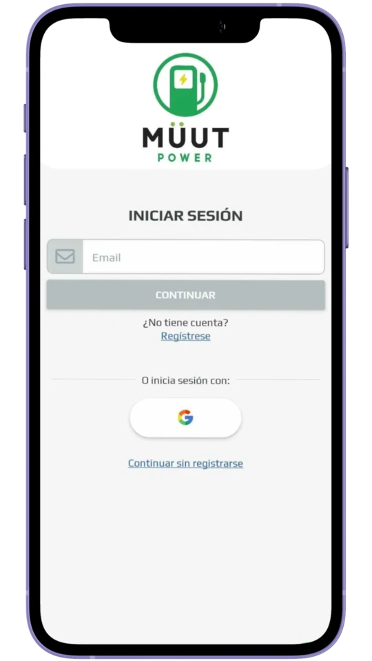 Aplicación Müut Power